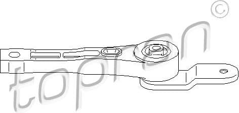 Mounting, automatic transmission 110 132