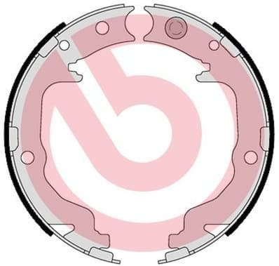 Brake Shoe Set, parking brake ESSENTIAL LINE S11511