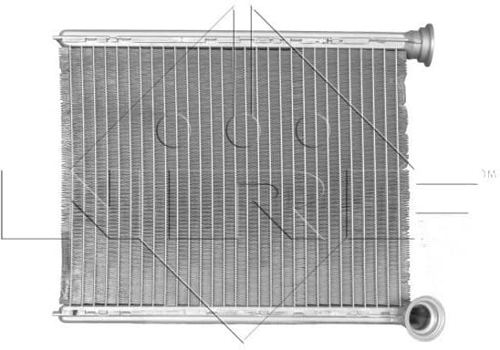 Heat Exchanger, interior heating EASY FIT 54360
