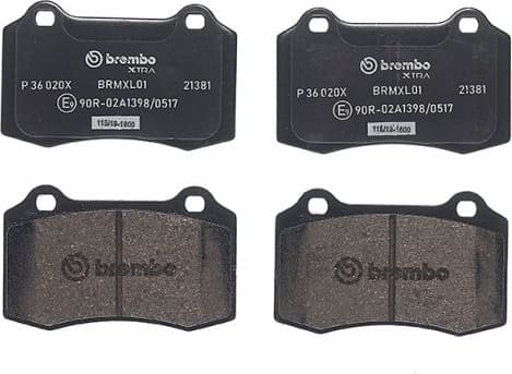 Brake Pad Set, disc brake XTRA LINE P36020X - image 2