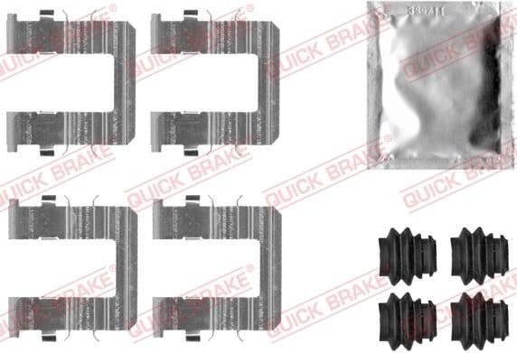 Accessory Kit, disc brake pad 109-0074