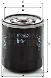 Oil Filter W7062