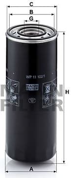 Oil Filter WP11102/1-2