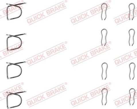 Accessory Kit, disc brake pad 109-0939