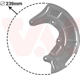 Splash Guard, brake disc 5817371