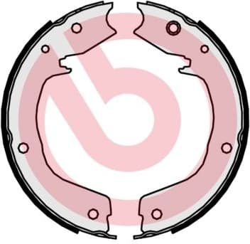 Brake Shoe Set, parking brake ESSENTIAL LINE S54524