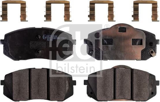 Brake Pad Set, disc brake 116410
