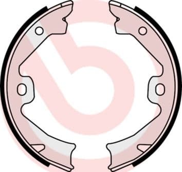 Brake Shoe Set, parking brake ESSENTIAL LINE S52509