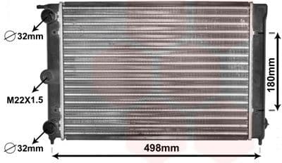 Radiator, engine cooling 58002039