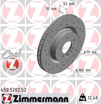 Brake Disc SPORT BRAKE DISC Z 450.5202.52