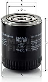 Oil Filter W930/9
