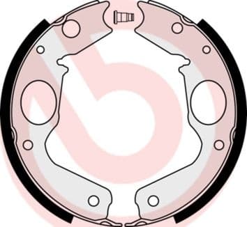 Brake Shoe Set, parking brake ESSENTIAL LINE S54518