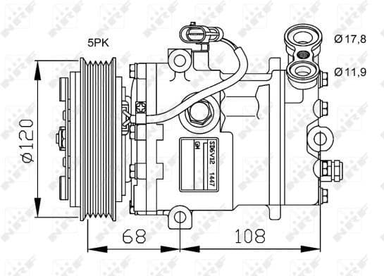 Compressor, air conditioning EASY FIT 32775
