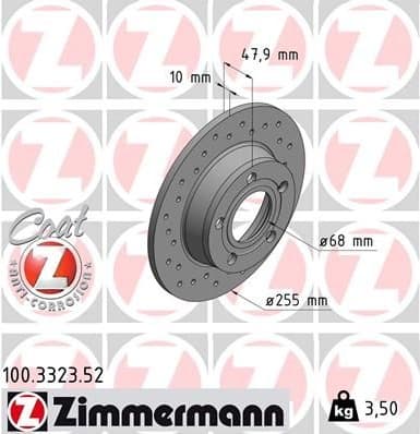 Brake Disc SPORT BRAKE DISC Z 100.3323.52