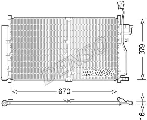 Condenser, air conditioning DCN15003