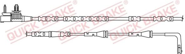 Warning Contact, brake pad wear WS0413A