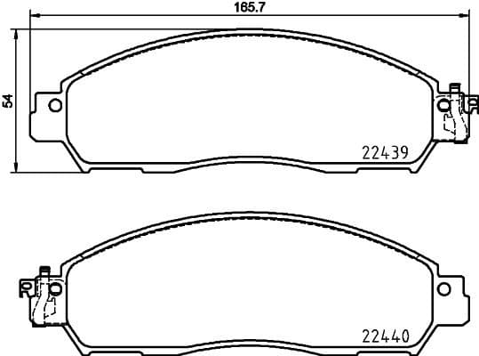 Brake Pad Set, disc brake PRIME LINE P56118