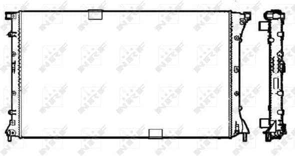 Radiator, engine cooling 58331