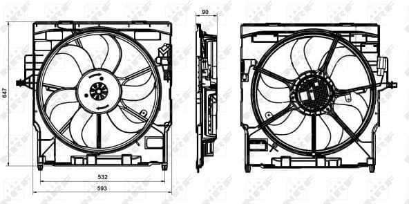 Fan, engine cooling 47837