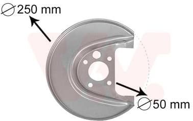 Brake protection plate 5888373