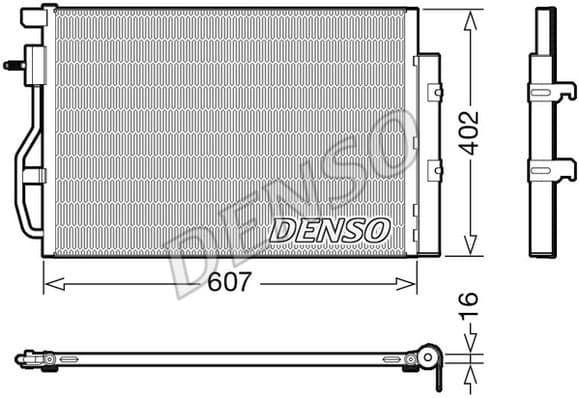 Condenser, air conditioning DCN15008