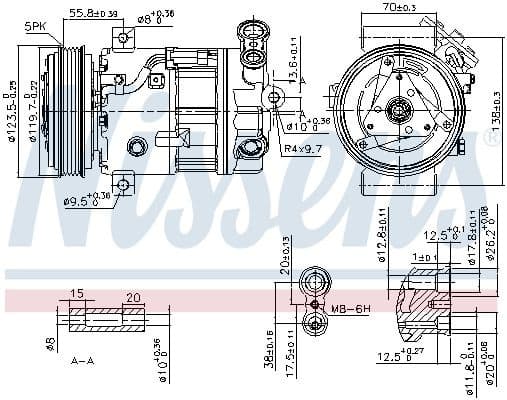 Compressor, air conditioning ** FIRST FIT ** 89577