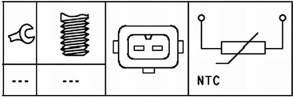 Sensor, coolant temperature 6PT 009 309-541 - image 2