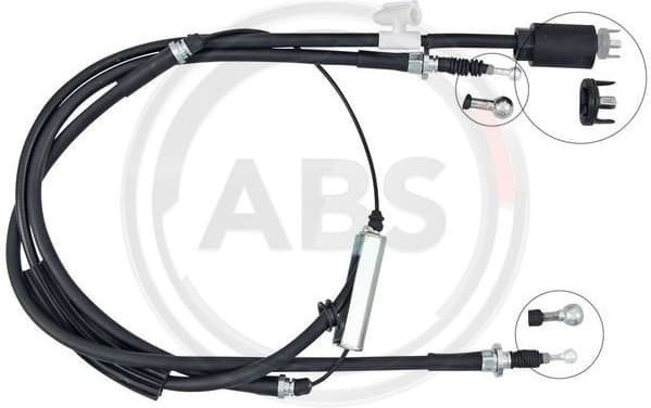 Cable Pull, parking brake K19946