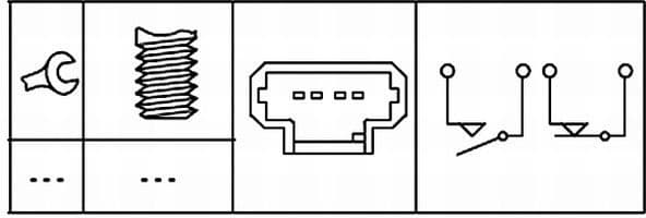 Stop Light Switch 6DD 008 622-811 - image 2