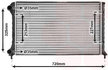 Radiator, engine cooling 17002261