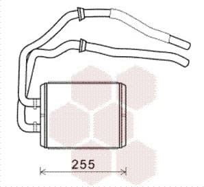 Heat Exchanger, interior heating *** IR PLUS *** 28006105