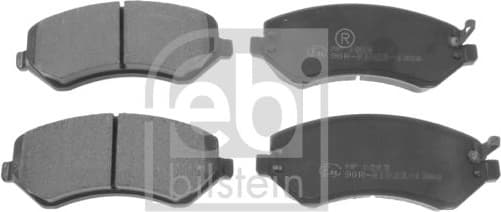 Brake Pad Set, disc brake 116340