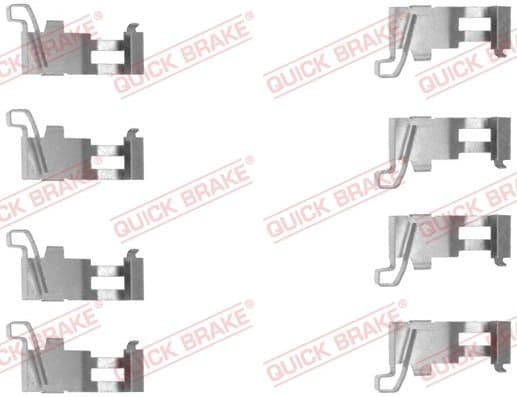 Accessory Kit, disc brake pad 109-1226