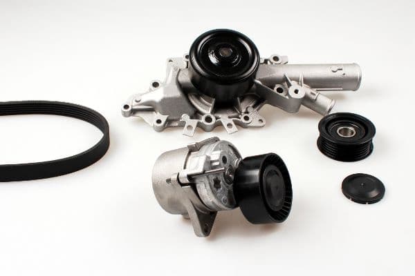 Water Pump + V-ribbed Belt Kit PK01350