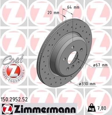Brake Disc SPORT BRAKE DISC Z 150.2952.52