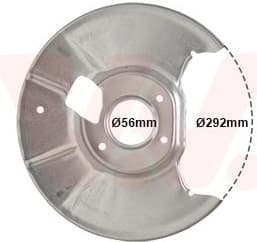 Splash Guard, brake disc 2754374