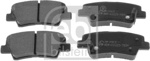 Brake Pad Set, disc brake 116336