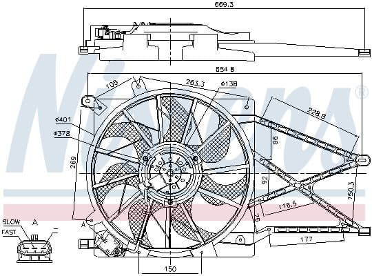 Fan, engine cooling 85179