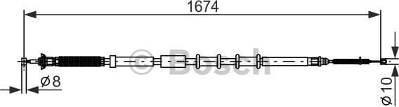 Cable Pull, parking brake 1987477976