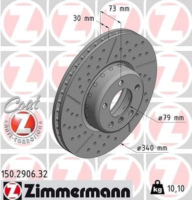 Brake Disc FORMULA F 150.2906.32