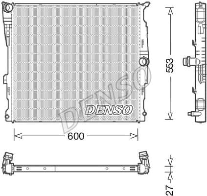 Radiator, engine cooling DRM05008