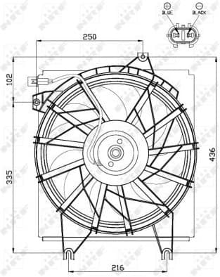 Fan, engine cooling 47499 - image 3