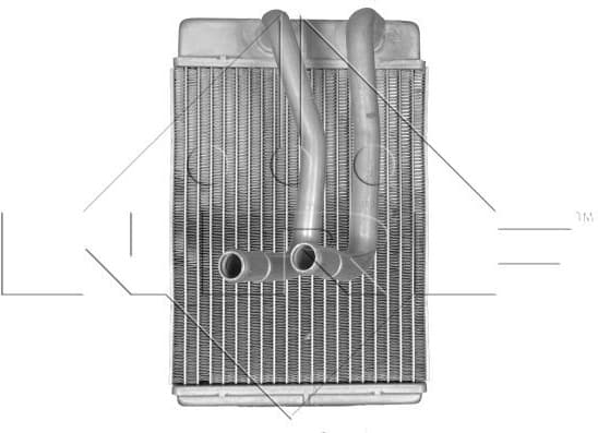 Heat Exchanger, interior heating EASY FIT 54356