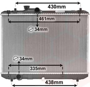 Radiator, engine cooling 52002083