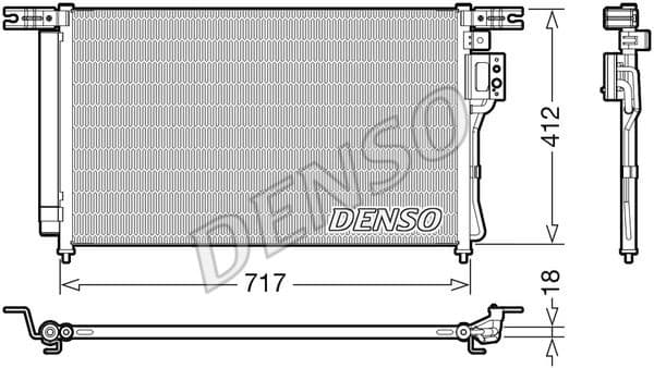 Condenser, air conditioning DCN41008
