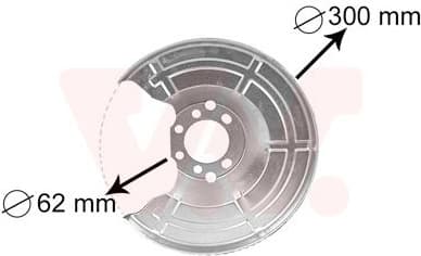 Splash Guard, brake disc 3745371