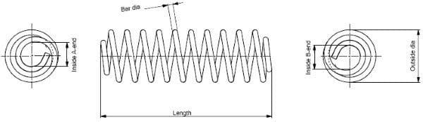 Suspension Spring MONROE SPRINGS SE3370