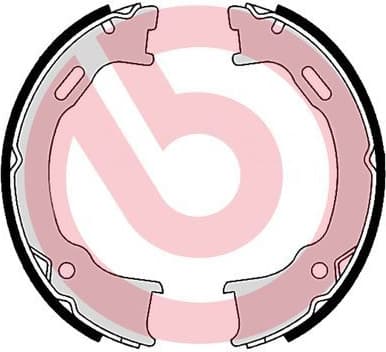 Brake Shoe Set, parking brake ESSENTIAL LINE S37509