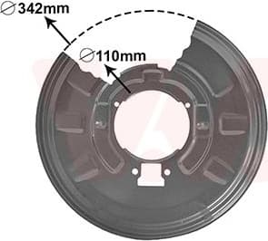 Splash Guard, brake disc 0649374