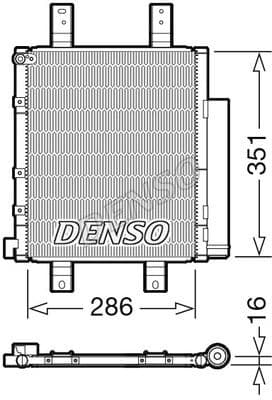 Condenser, air conditioning DCN35005